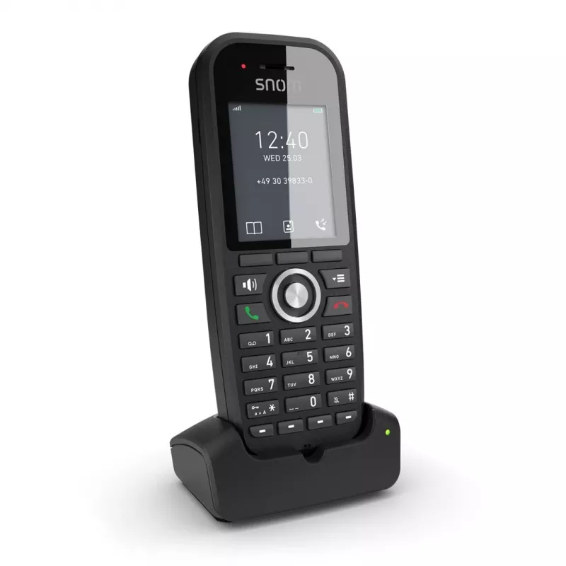 DECT telefono belaidis ragelis Snom M30 IP DECT, juodas