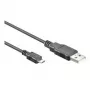 Wentronic goobay USB 2.0 laidas – USB A (vyriškas) į mikro USB D (vyriškas) – 3 m – juodas