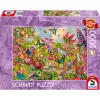 Dėlionė Schmidt Spiele Gražus drugelių sodas – 2000 dalių, modelis 59746