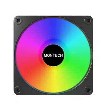 Montech GF120 V2 ARGB 120 mm kompiuterio korpuso ventiliatorius juodas 1 vnt.