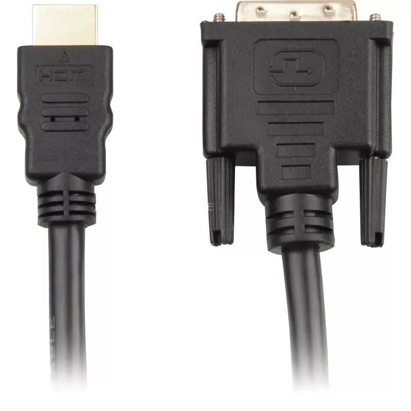 Adapterinis kabelis HDMI > DVI-D (juodas, 5 m, Dual Link, 24+1)