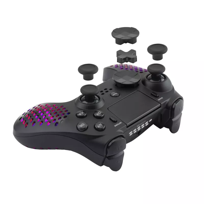 Žaidimų pultas Subsonic SA5654 Hexalight juodas Bluetooth USB PC PlayStation 4 3