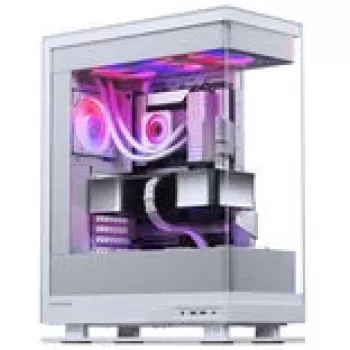 PHANTEKS Evolv X2 Matrix korpusas, Midi-Tower, E-ATX, grūdintas stiklas, Matrix LED - Baltas