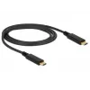 USB-C kabelis DeLOCK 85531 USB 3.2 Gen 2 1 m juodas