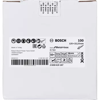 Bosch 2 608 619 187 šlifavimo disko antgalis plienui