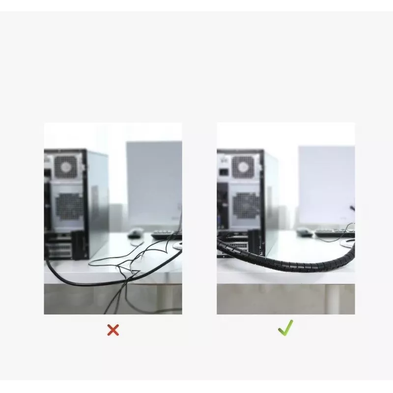 Ugreen kabelių organizatoriaus gaubtas 1,5 m LP121