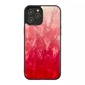 Apsauginis dėklas iKins Apple iPhone 12 Pro Max – Pink Lake su juodais akcentais