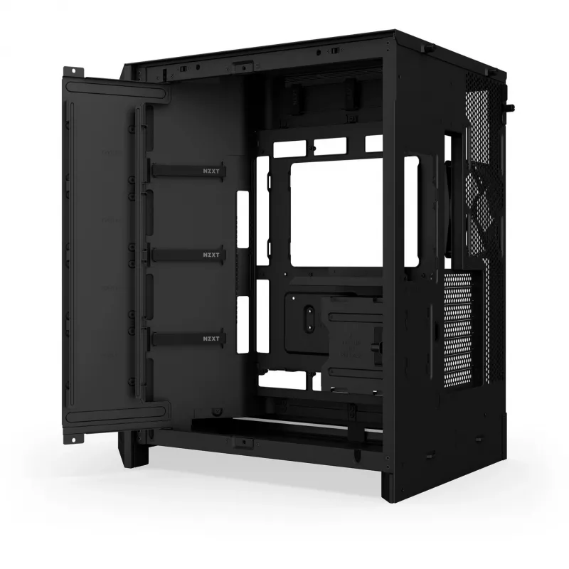 NZXT H9 Flow RGB+ Midi Tower kompiuterio korpusas juodas