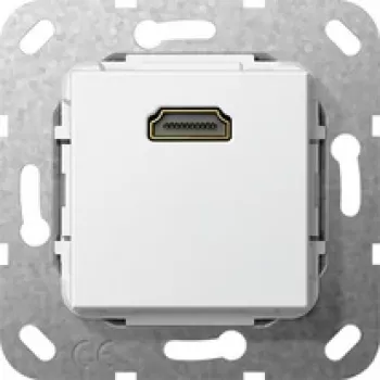 GIRA HDMI jungtis keitiklis gryna balta 566903 (566903)