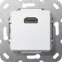 GIRA HDMI jungtis keitiklis gryna balta 566903 (566903)