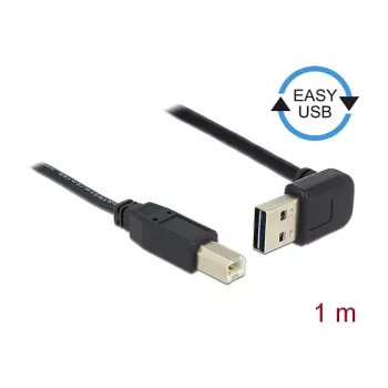 USB laidas DeLOCK 85558 USB 2.0 1 m USB A USB B juodas