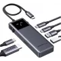 Ugreen Uno 6-in-1 USB-C Hub - 1x HDMI + 2x USB-C 3.2 Gen 2 + 2x USB-A 3.2 Gen 2 + 1x USB-C maitinimui (35998)