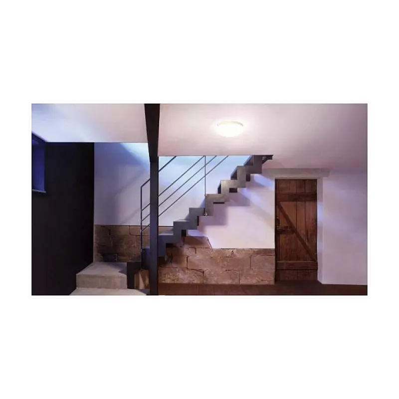 Plokščiasis įleidžiamas lubinis šviestuvas Steinel RS PRO P1 flat S PMMA 9.5 W 960 lm IP54 su judesio davikliu (šilta balta)