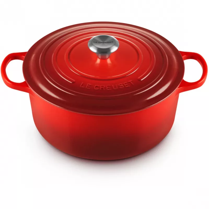 Le Creuset Signature 6,7 L apvalus puodas raudonas