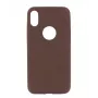 Apsauginis dėklas Tellur Slim Synthetic Leather iPhone X/XS – Ruda