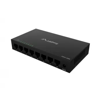 Tinklo jungiklis LANBERG DSM1-1008 8x 1 Gb/s nevaldomas Gigabit Ethernet stalinis 12V metalinis korpusas