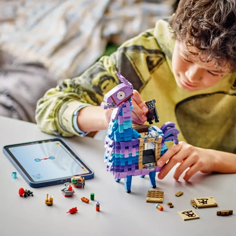 LEGO 77071 Fortnite Llama konstrukcinis žaislas – LEGO prekės ženklo laikymo ir demonstravimo dėžė