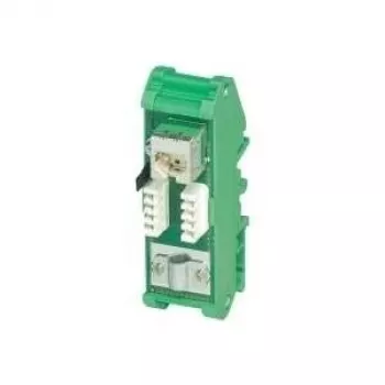Patch panel PHOENIX-CONTACT FL-PP-RJ45 Cat.5e montuojamas ant DIN bėgio, 8 prievadų RJ45