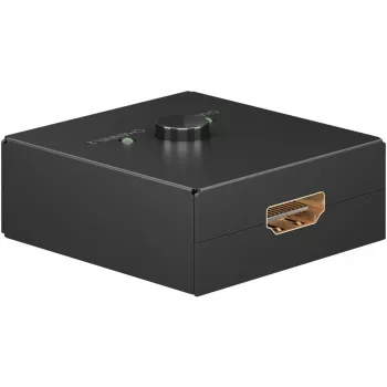 HDMI jungiklis Goobay 58485 1 įėjimas 1 išėjimas 52 mm x 49,5 mm x 22,5 mm