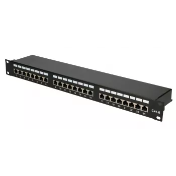 Extralink CAT6 STP V2 | Patchpanel | 24 prievadai