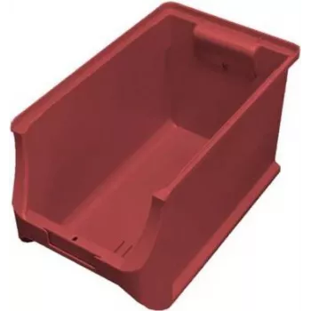 allit ProfiPlus 4H dėžė smulkioms detalėms 205x200x355 mm raudona – sukraunama plastikinė organizavimo dėžutė