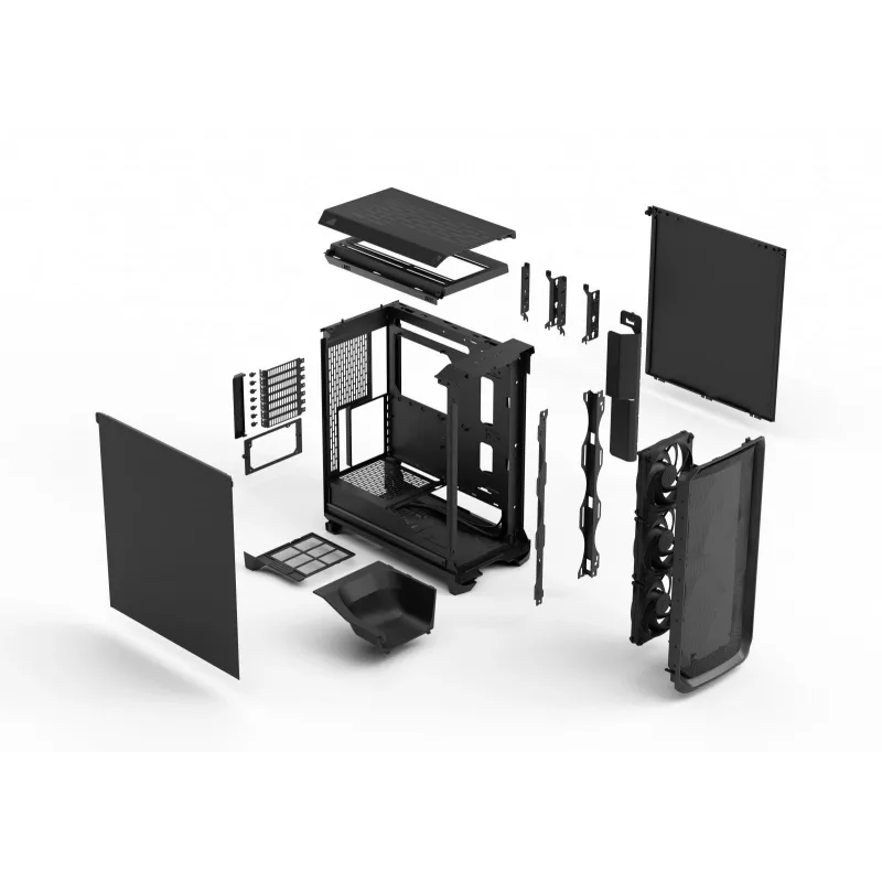PC korpusas Fractal Design Meshify 3 Black Solid ATX