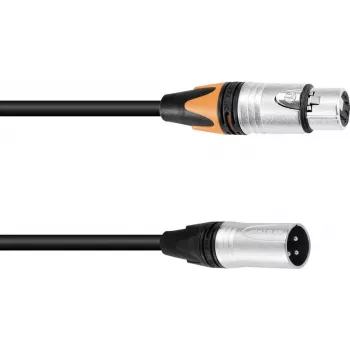Adapterinis kabelis PSSO DMX XLR 3 kontaktų į 5 kontaktų, 0,3 m