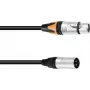 Adapterinis kabelis PSSO DMX XLR 3 kontaktų į 5 kontaktų, 0,3 m