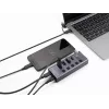 USB šakotuvas Delock 64248 5 Gbps 2 x Type-A 2 x Type-C 1 greito įkrovimo prievadas