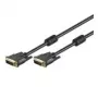 Wentronic Goobay DVI-D FullHD kabelis Dual Link, juodas, 10 m - DVI-D kištukas Dual-Link (24+1 kaištis) > DVI-D kištukas Dual-Link (24+1 kaištis) (93109)