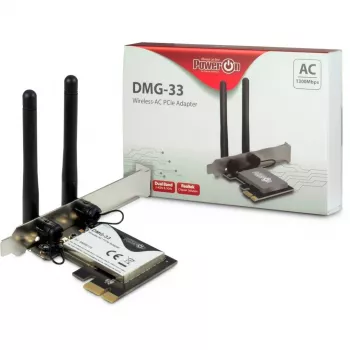 Vidinė belaidžio tinklo kortelė Inter-Tech DMG-33 1300 Mbit/s
