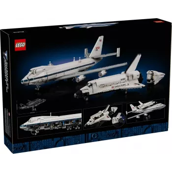 LEGO Icons Shuttle Aircraft 10360 statybinis rinkinys — 2417 dalių, 270 × 535 × 630 mm ekspozicinis modelis