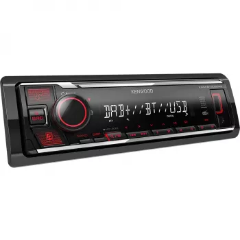 Kenwood KMM-BT408DAB automagnetola, juoda, 1 DIN, 88 W, 4.0 kanalų, 50 W, 20 - 20000 Hz
