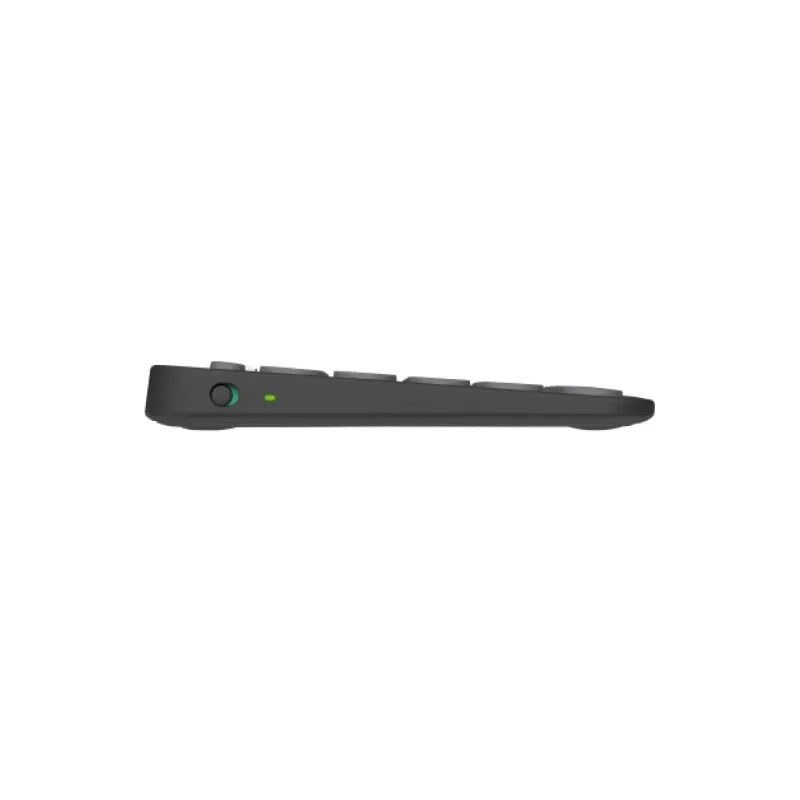 Logitech Pebble Keys 2 K380s belaidė klaviatūra – Bluetooth LE – QWERTY išdėstymas (šiaurietiškas) – tamsiai pilka (920-011879)