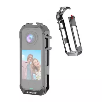 Puluz metalinis apsauginis dėklas Insta360 X4 Air (pilka)