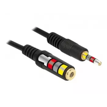 Garso ilginimo laidas DeLOCK 84667 2m 3,5 mm juodas