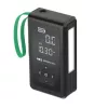 Power bank Green Cell CJSGC03 8000 mAh Li‑Ion, OLED ekranas, USB‑C ir USB‑A, 500 mA išėjimas, įmontuotas žibintuvėlis