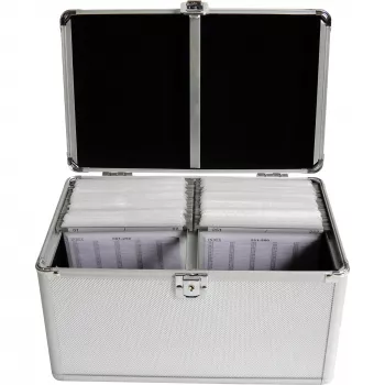 Dėklas diskams MediaRange BOX75 200 diskų Sidabrinis
