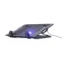 Aušinimo padėklas nešiojamam kompiuteriui Gembird NBS-1F17T-01, iki 17 colių, 1×15 cm ventiliatorius, USB 2.0, 370×265×33 mm, 350 mA, juodas