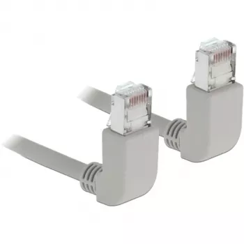 Tinklo kabelis DeLOCK 83513 RJ-45 Cat6a 0,5 m Pilka