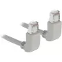 Tinklo kabelis DeLOCK 83513 RJ-45 Cat6a 0,5 m Pilka