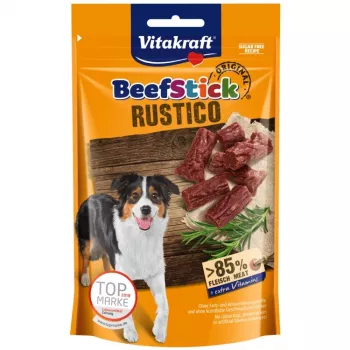 Vitakraft Beef Stick Rustico 55 g – kramtomas šunų skanėstas su jautienos skoniu