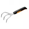 Fiskars Xact Black rankinis kultivatorius, nerūdijantis plienas