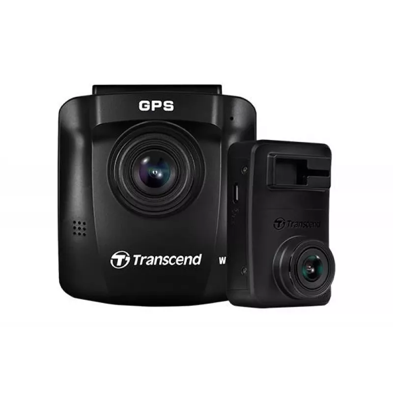 Automobilinis vaizdo registratorius Transcend DrivePro 620 komplektas (priekinė ir galinė kameros)