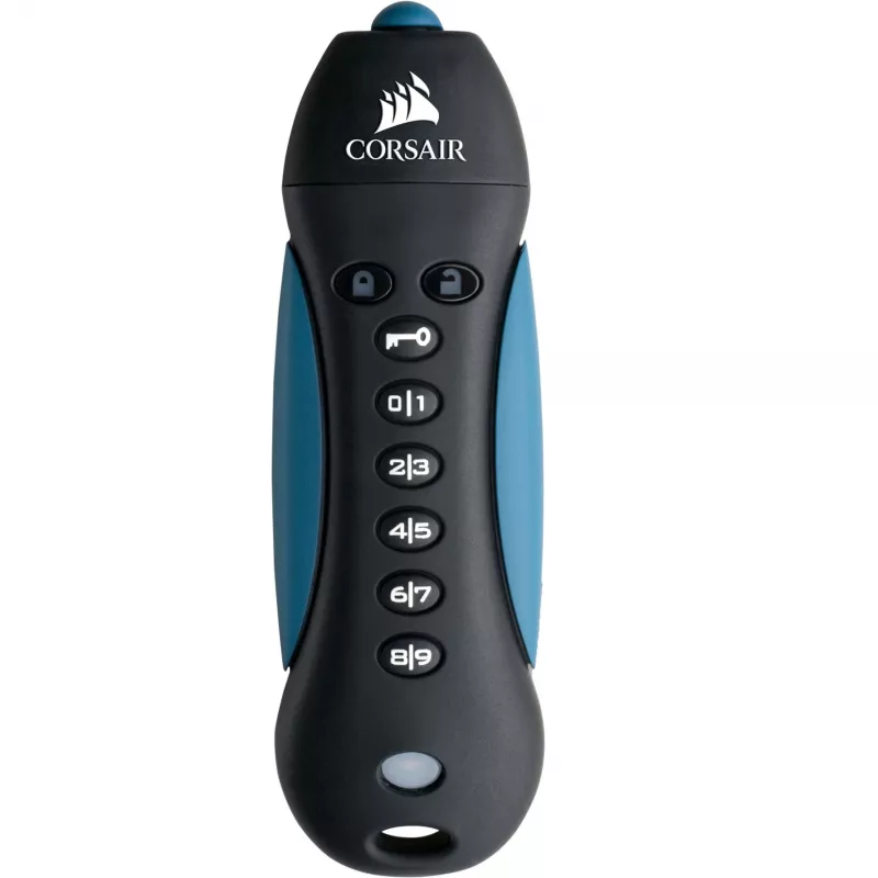 CORSAIR Flash Padlock 3 128GB Saugus USB 3.0 atmintukas su klaviatūra, 256 bitų AES šifravimas