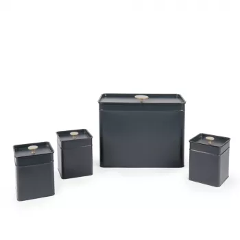 Virtuvės sandėliavimo indų rinkinys Salter BW126131EU7 4 vnt. hermetiški metaliniai ir plastikiniai indai