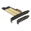 DeLOCK 89630 PCIe kortelė su dviem M.2 lizdais (SATA + PCIe)
