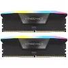 64 GB DDR5-5600 (2x 32 GB) dviejų modulių rinkinys, juoda, Vengeance RGB, INTEL XMP