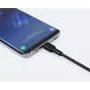 AUKEY CB-CD30 USB-A–USB-C kabelis 0,9 m, nailoninis pynimas, 60W PD, 3A, juodas