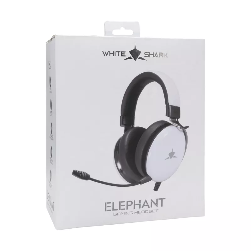 Ausinės White Shark GH-2540 Elephant White